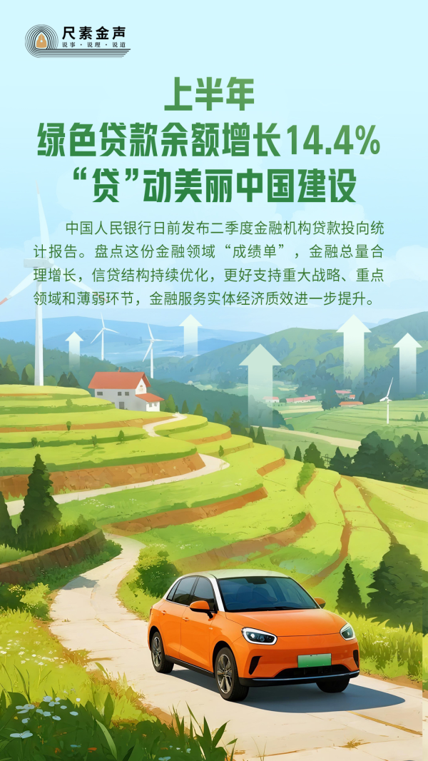 富豪优配 尺素金声丨上半年绿色贷款余额增长14.4%，“贷”动美丽中国建设
